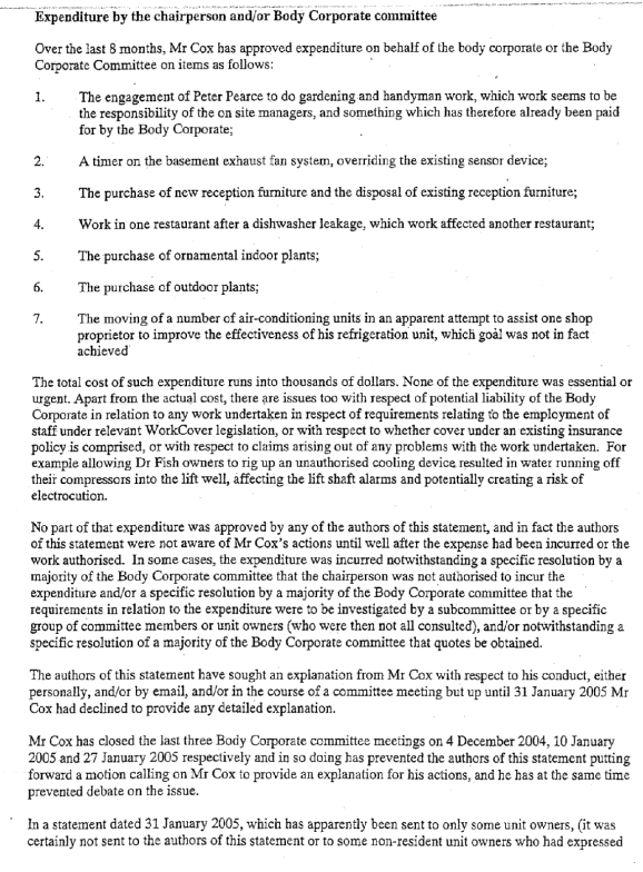 Cox v Doig [2012] QDC 69