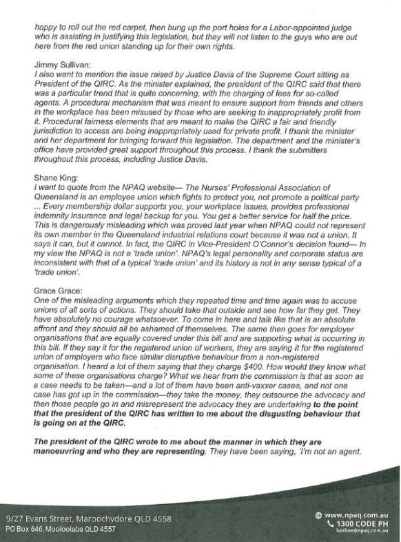 Gilbert v Metro North Hospital Health Service [2022] ICQ 35