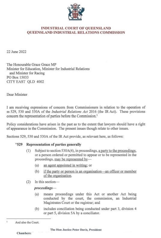 Gilbert v Metro North Hospital Health Service [2022] ICQ 35