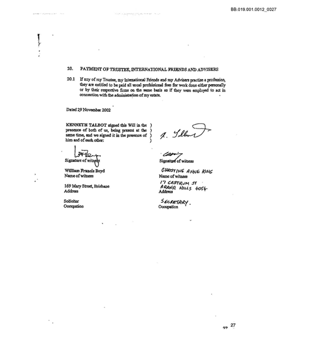 Talbot v Boyd Legal (A Firm) [2023] QSC 8