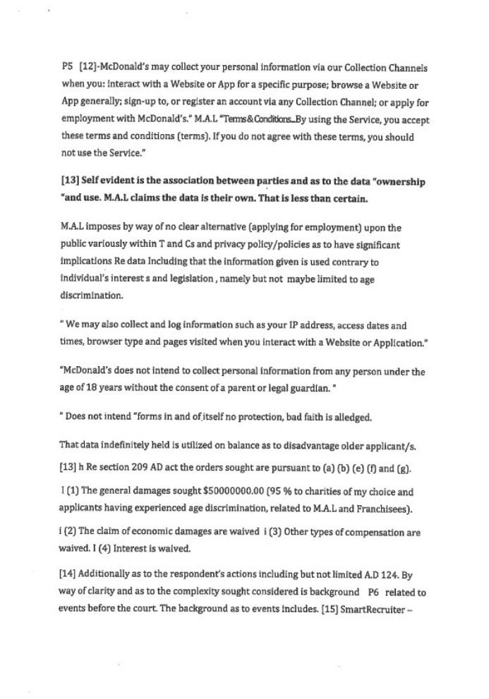 Robertson v McDonald's Australia Limited (No. 6) [2023] QIRC 93