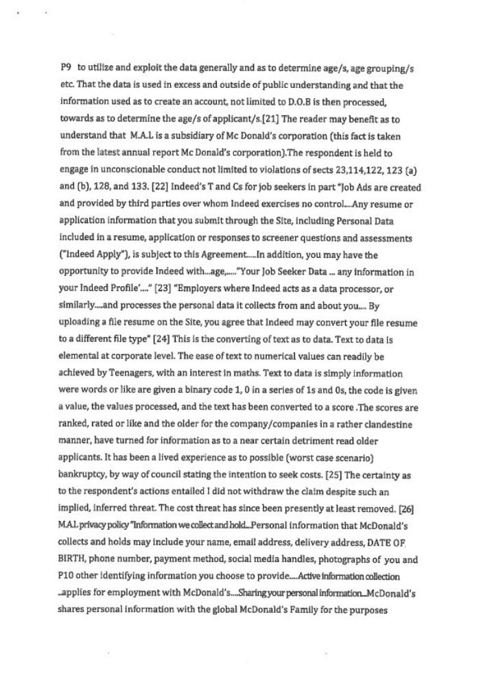 Robertson v McDonald's Australia Limited (No. 6) [2023] QIRC 93