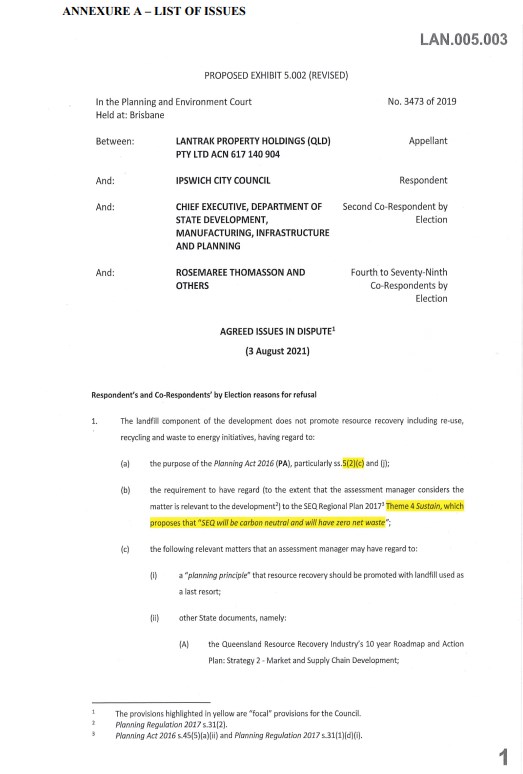 Lantrak Property Holdings (Qld) Pty Ltd v Ipswich City Council & Ors [2023] QPEC 25