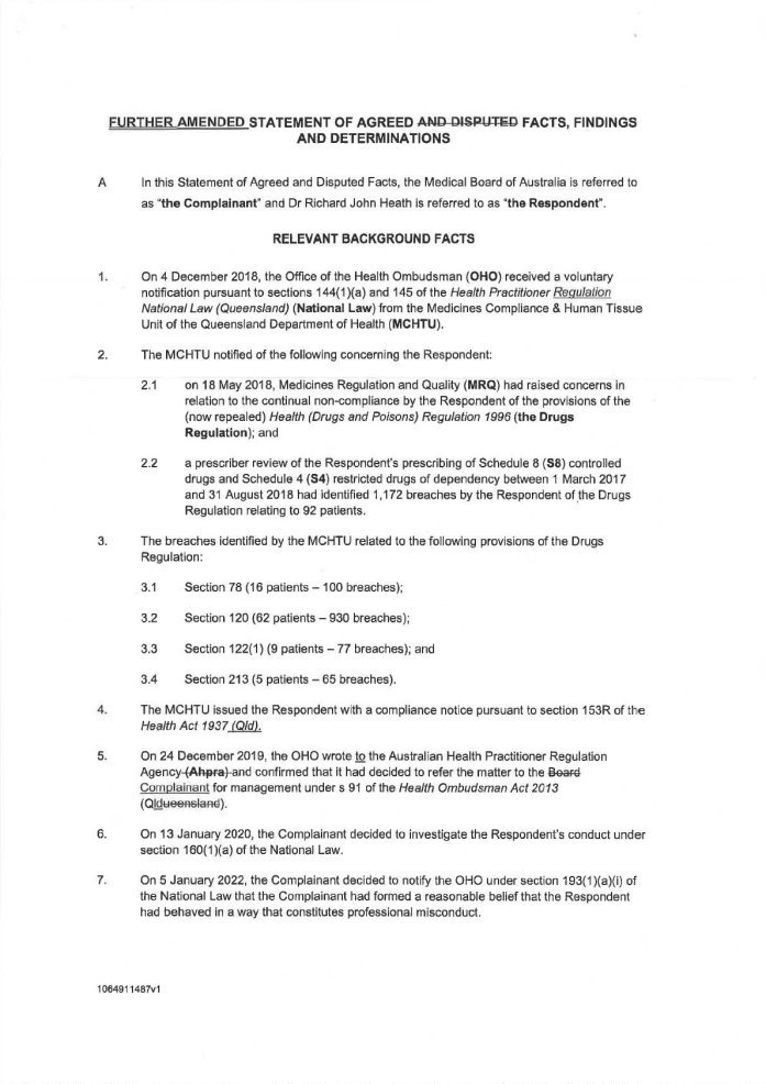 Health Ombudsman v Heath; Medical Board of Australia v Heath [2024] QCAT 303