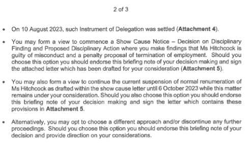 Hitchcock v State of Queensland (Office of Industrial Relations) [2024] QIRC 258