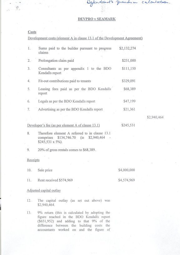 Devpro v Seamark Pty Ltd [2006] QSC 392